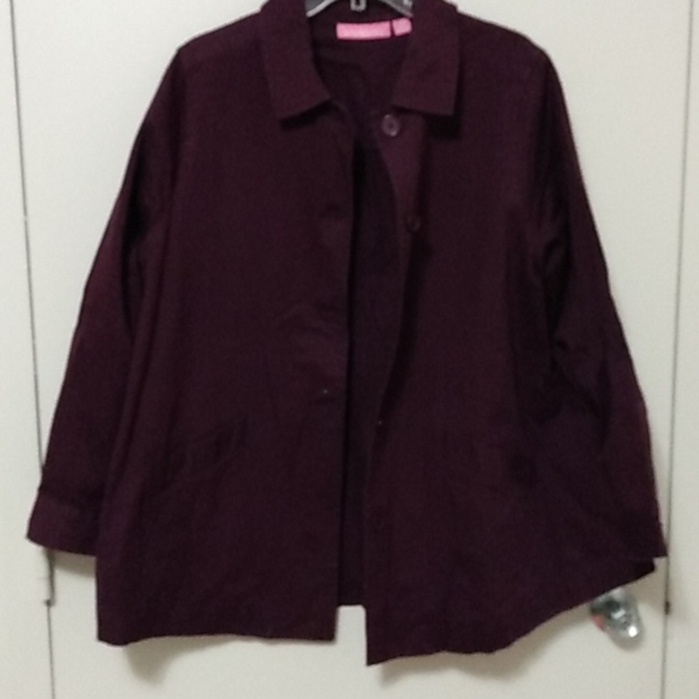 *CLEARANCE WW Purple Jean Jacket 14/16W NWOT